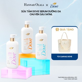   HANNAH LIVESTREAM  Sữa tắm Dove Serum Dưỡng da chuyên sâu 547ml 