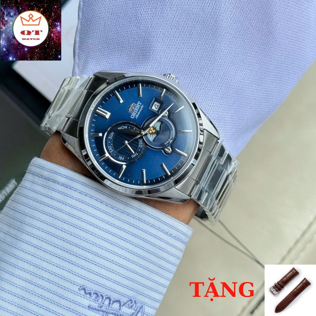 Đồng Hồ Nam ORIENT SUN AND MOON GEN 5 RA-AK0303L (RN-AK0303L) Chính Hãng Tặng Dây Da Cao Cấp