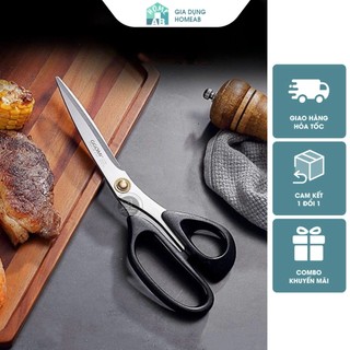  Kéo cắt thực phẩm GGOMI GG130 lưỡi thẳng quai vênh thép không gỉ hàng loại 1 cắt thịt nướng gà vịt rau củ 