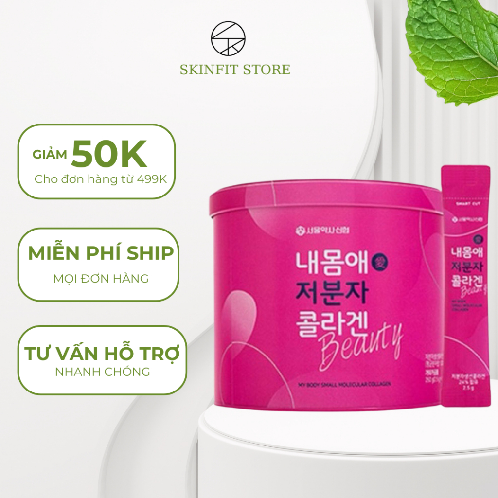 Bột Uống Collagen Lacto On Hàn Quốc 100 Gói, Làm Trắng Da, Mờ Thâm Nám, Da Căng Bóng Mịn Màng