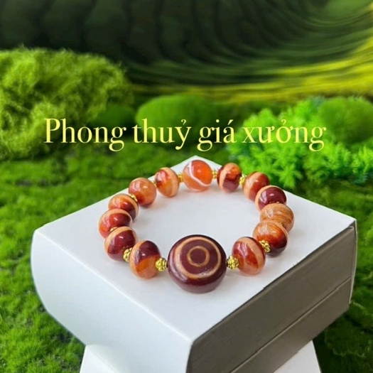 Vòng Tay, Lắc Tay Đa Mã Nao Dzi 1 Mắt Đỏ Huyết Sdep