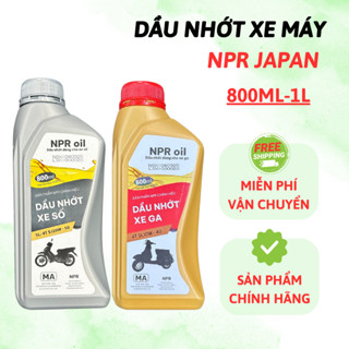 Nhớt xe máy - Nhớt xe tay ga, xe số - Dầu nhớt xe máy chính hãng NPR JAPAN
