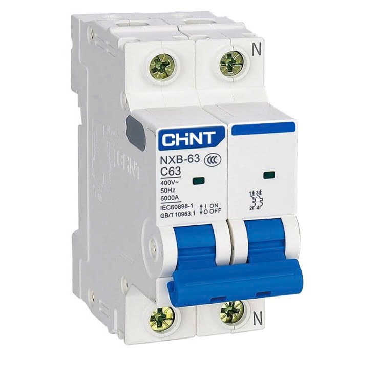 CP XB-63 2P C63 6kA Aptomat MCB CHiNT 2 Cực 63A Linh Kiện DIY