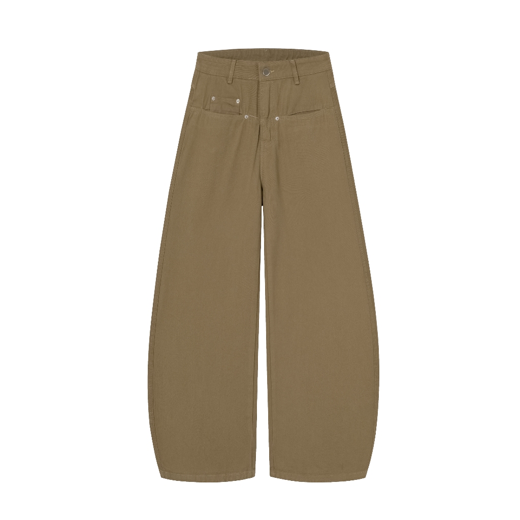 Quần Kaki Phối Rã Túi Ngang Unisex 4Lucky 6236, Quần Form Rộng Thời Trang Nam Nữ Basic Tôn Dáng | BigBuy360 - bigbuy360.vn