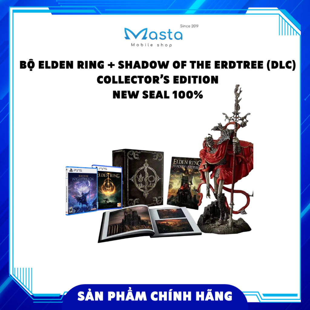 Bộ Elden Ring + Shadow of The Erdtree (DLC) Collector’s Edition - New Seal 100%