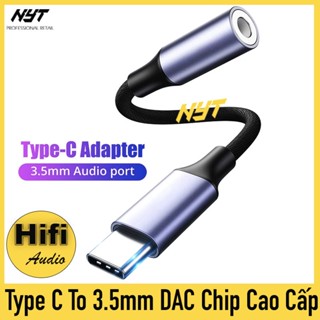 USB C sang 3,5mm AUX Jack Bộ chuyển đổi tai nghe TypeC sang 3,5mm Bộ chuyển đổi âm thanh cho điện thoại di động