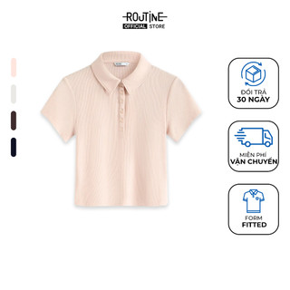  Áo Polo Nữ Cotton Ngắn Tay Form Fitted - Routine 10S25POLW001 