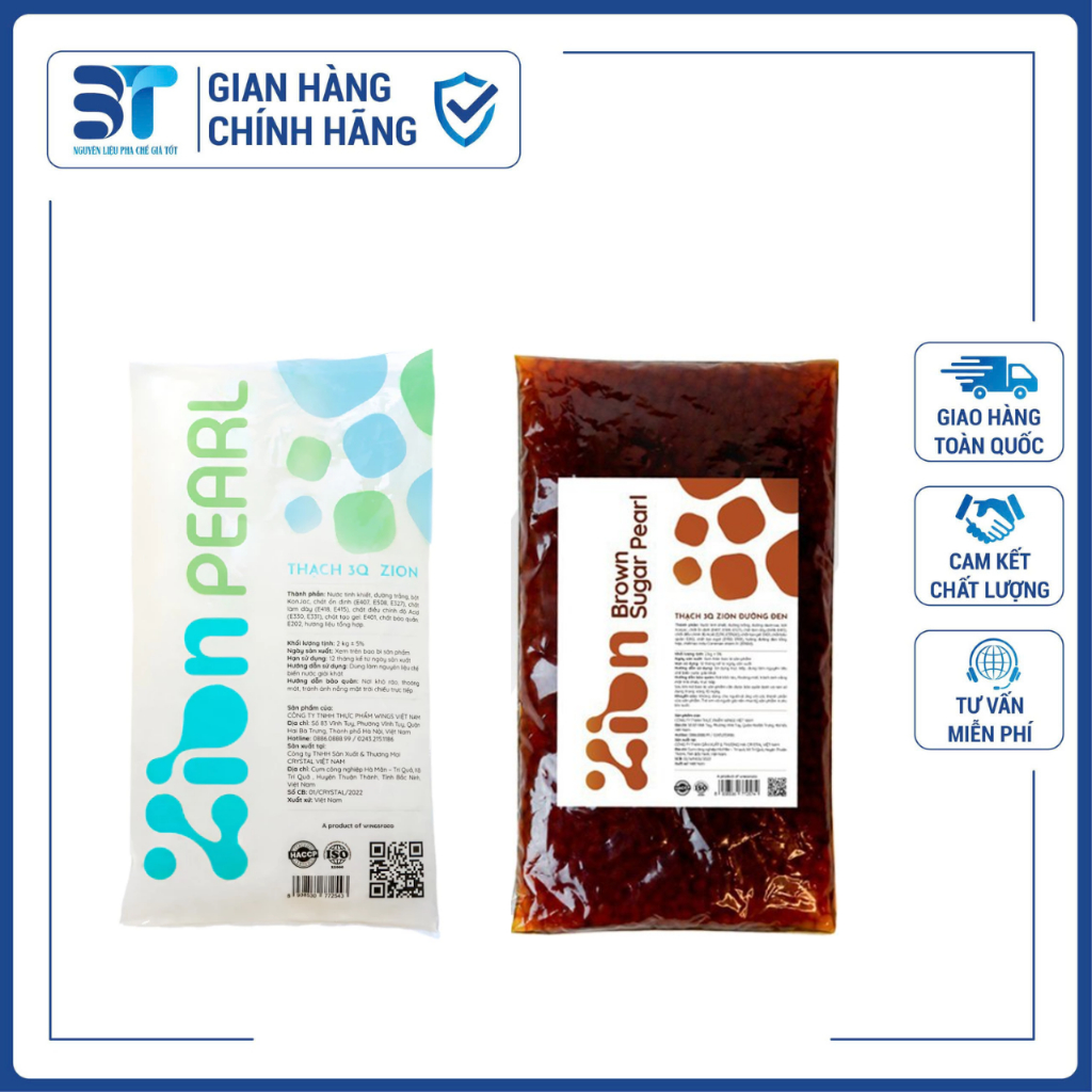 Trân Châu 3Q Zion thùng 6 túi - Wings Food