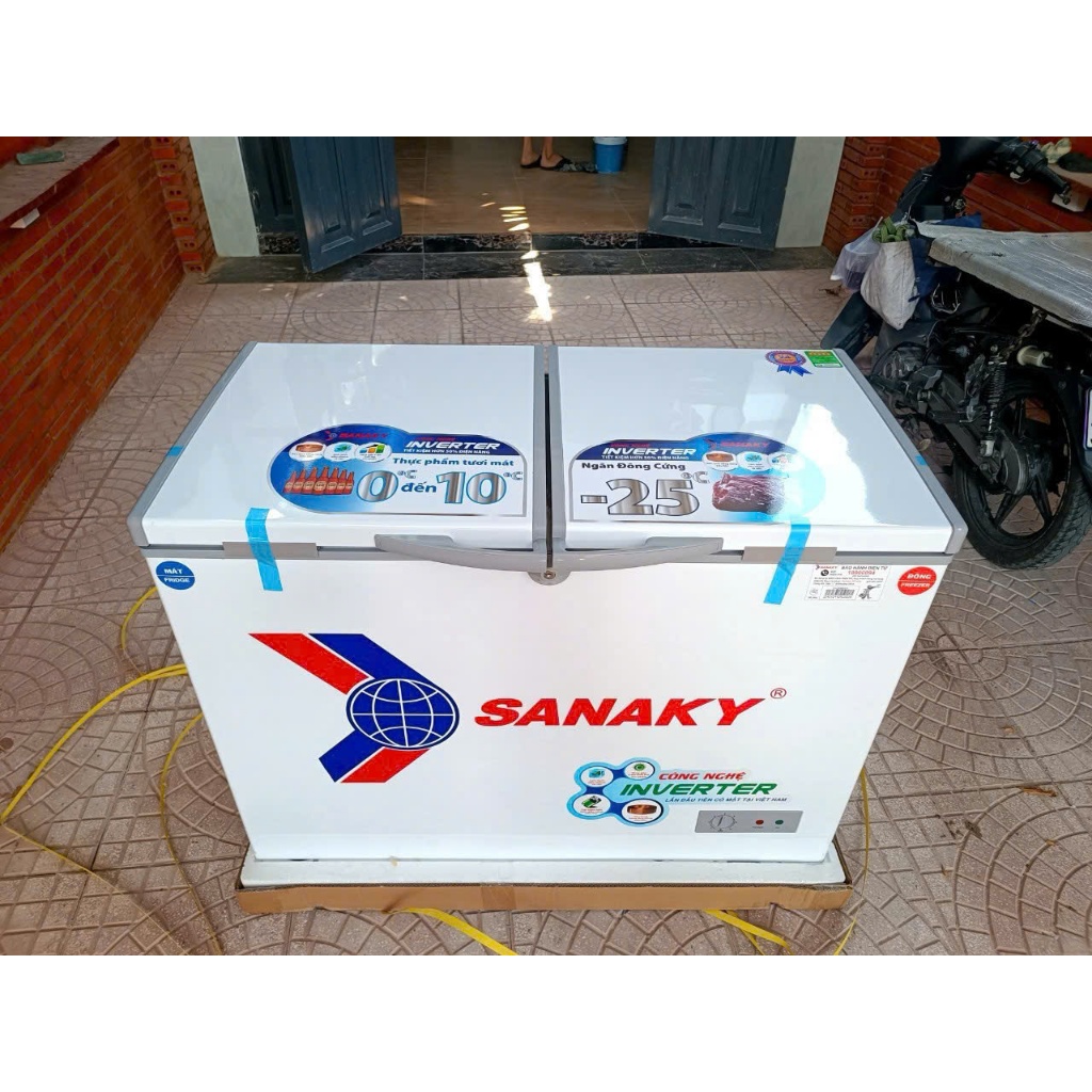 Tủ đông mát Sanaky Inverter 280 lít VH-2899W3 Chỉ giao HCM, Long An, Bình Dương, Biên Hoà chat trước