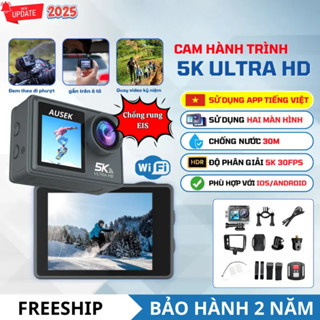 Máy quay hành trình 5k ULTRA HD, Camera hành trình xe máy AUSEK