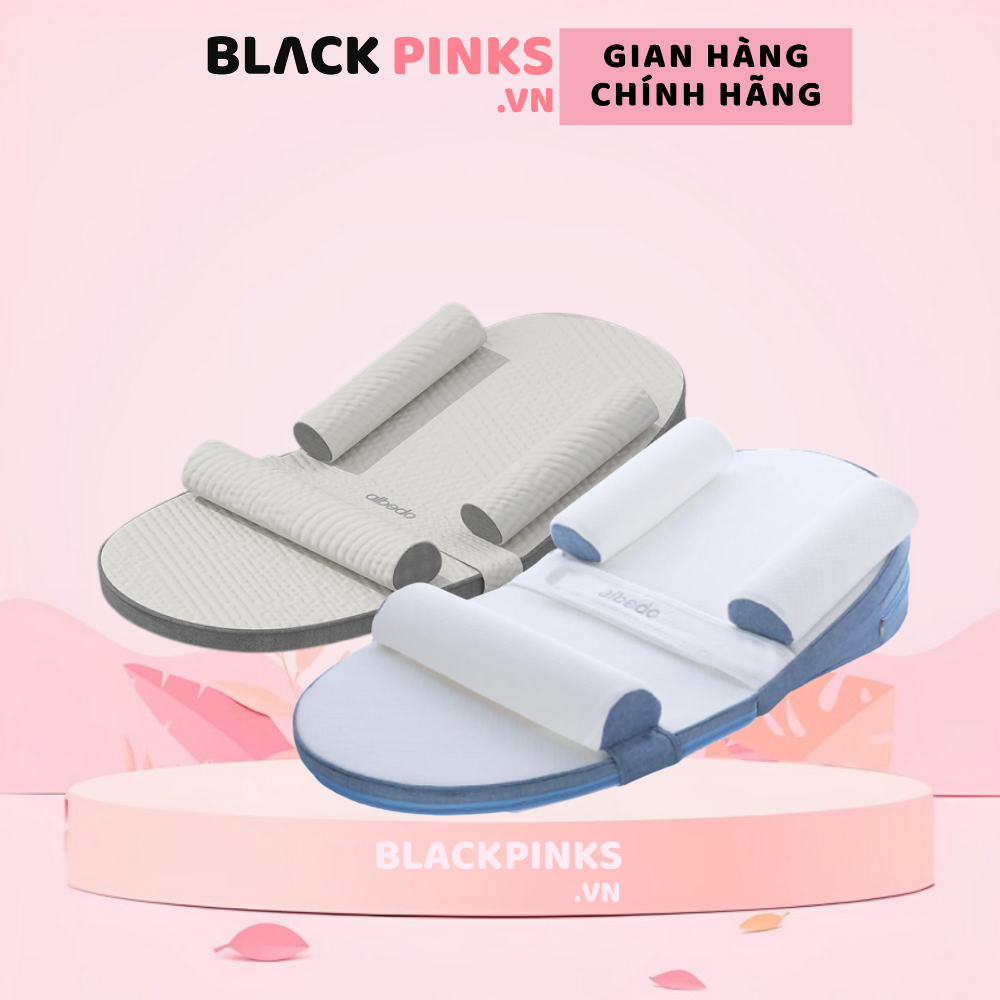 Gối chống trào ngược Aibedo gấp gọn Blue / Grey