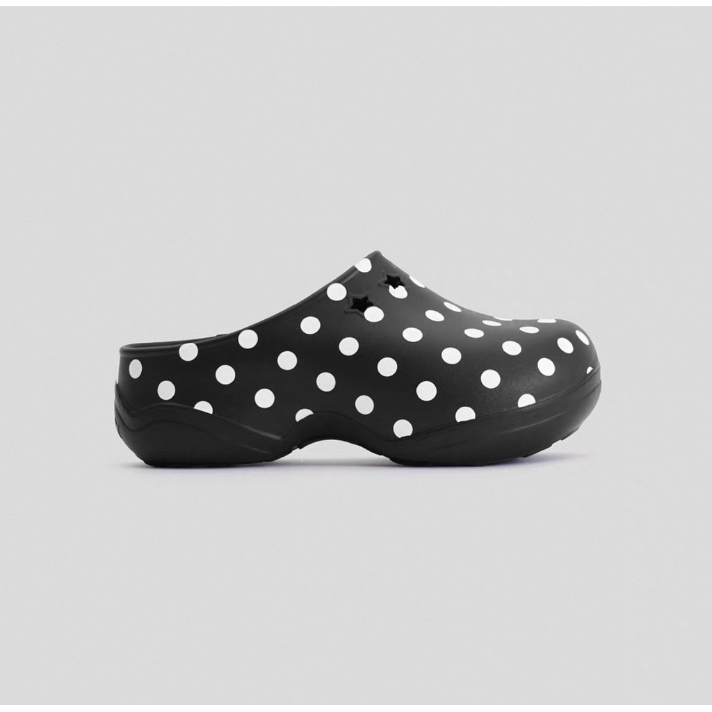 GOODBAI GOODESS STARFLUFFY CLOG - chính hãng ( bản chấm bi)