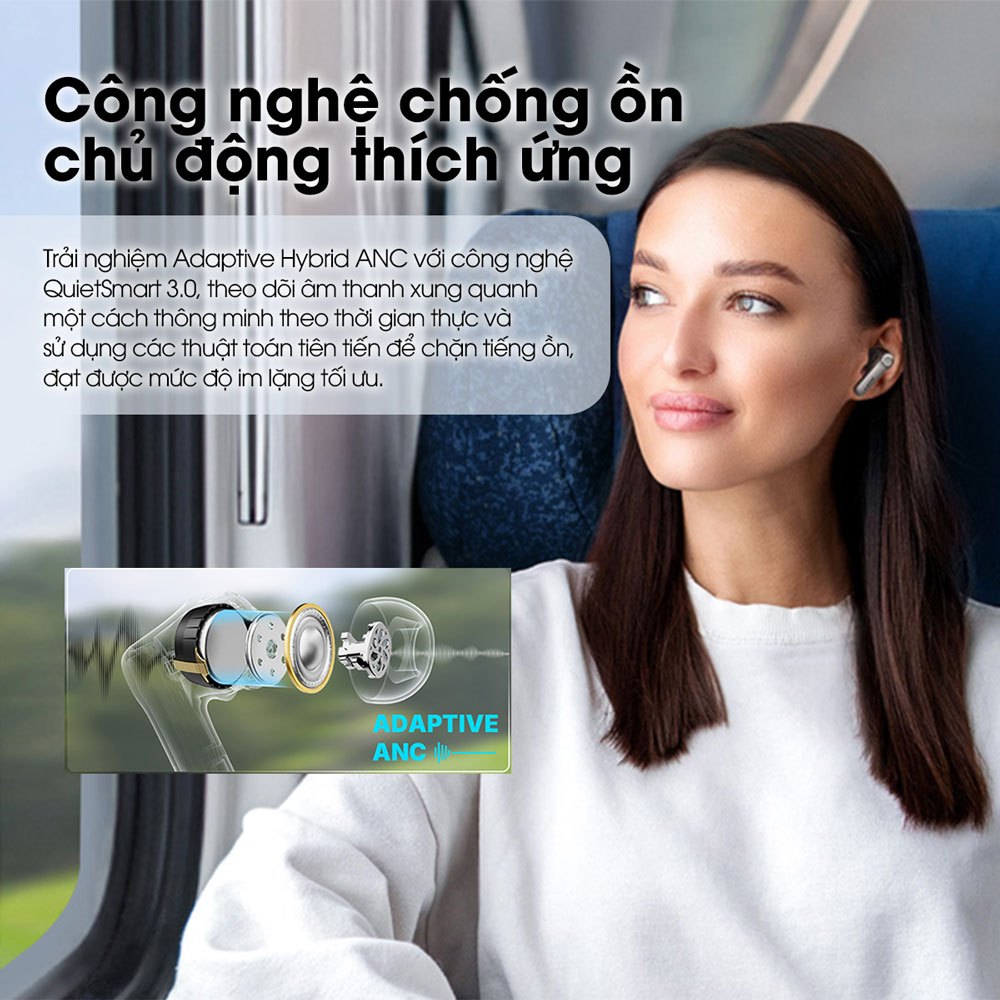 Tai Nghe Bluetooth Earfun Air Pro 4+ Plus - Chống Ồn ANC 50dB, Hi-Res Audio, LDAC, Pin 52H, Bluetooth 5.4, aptX - Bảo Hà | BigBuy360 - bigbuy360.vn