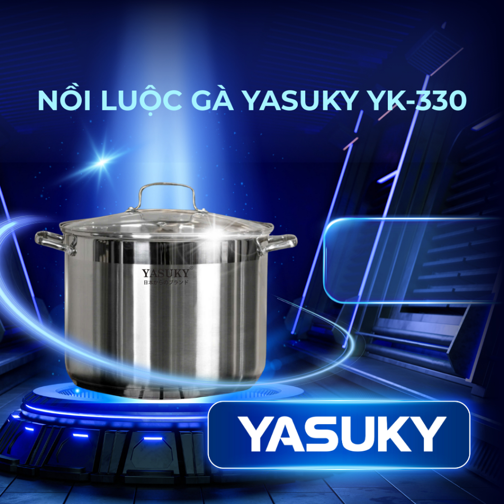 NỒI LUỘC GÀ Yasuky YK-330 luộc được 2 con gà 1,5kg