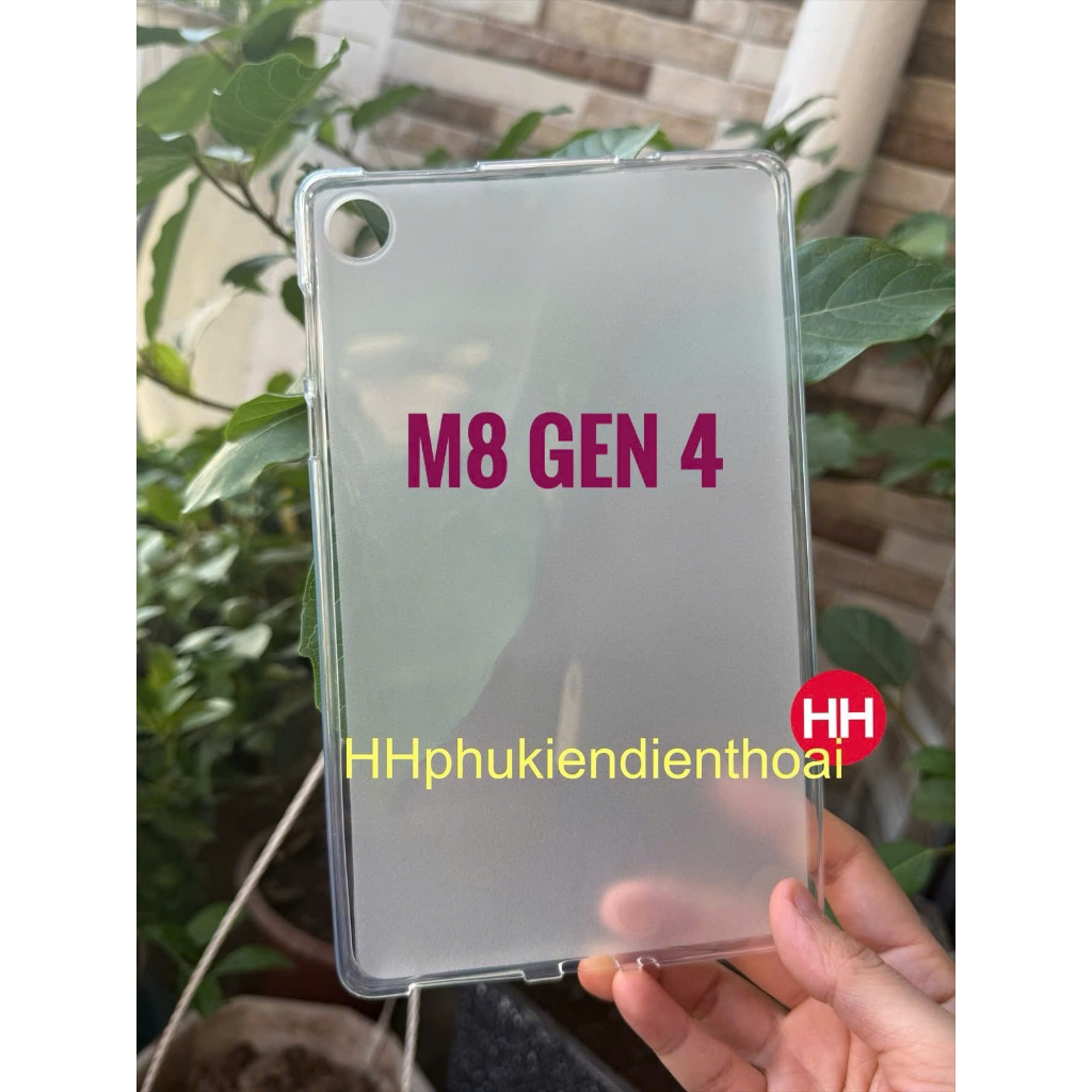 Ốp lưng dẻo Lenovo M8 Gen 4 trong mờ