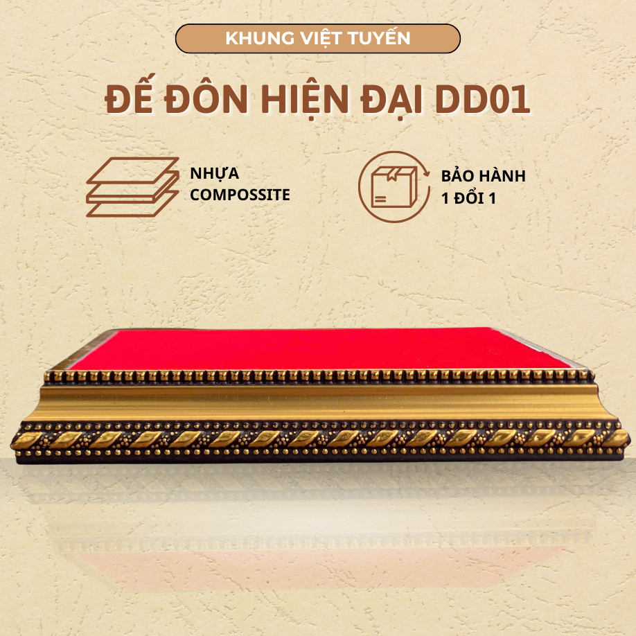Đế đôn nhựa Composite hiện đại, nhiều kích thước, vật phẩm trang trí phong thủy DD01