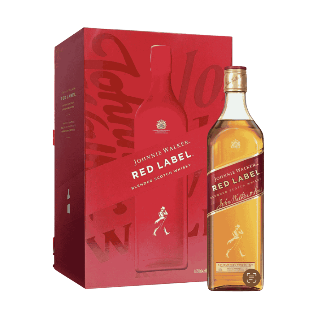 [RƯỢU NGOẠI CHÍNH HÃNG] JOHNNIE WALKER Red Label Hộp quà Tết 2026