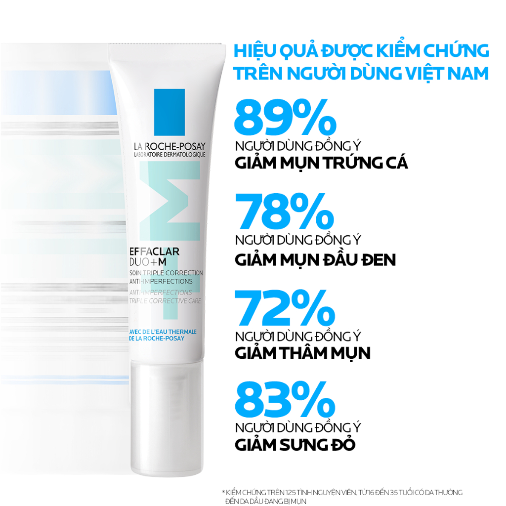 Kem dưỡng giảm mụn nhanh 8 giờ La Roche-Posay Effaclar Duo+M 15ml | BigBuy360 - bigbuy360.vn