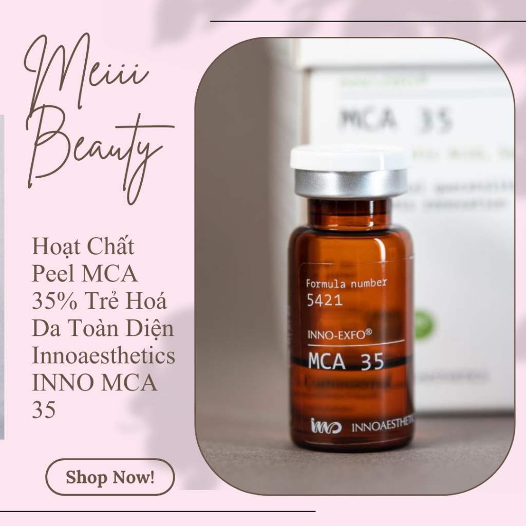 Hoạt Chất Peel MCA 35% Trẻ Hoá Da Toàn Diện, Xoá Nhăn Sâu Innoaesthetics INNO MCA 35