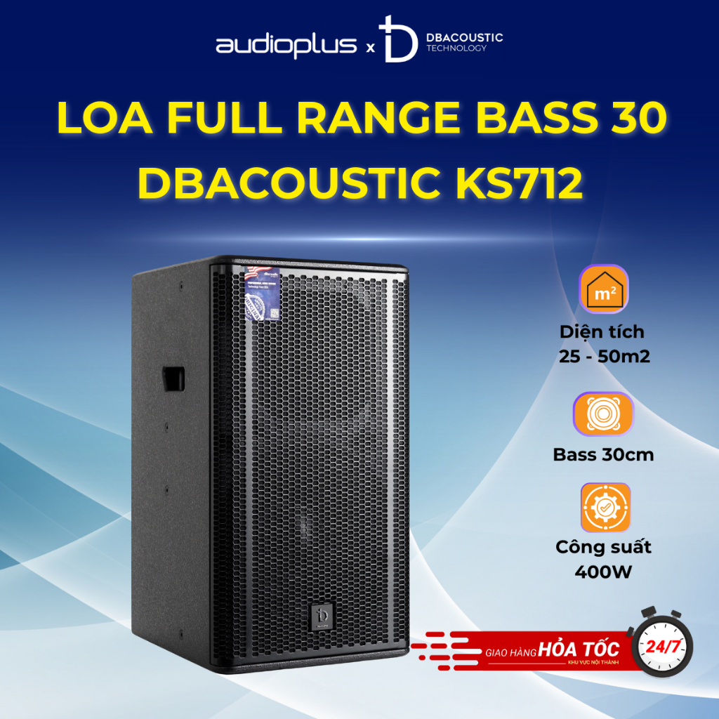 Loa DBacoustic KS712 (giá theo chiếc) - Bass 30cm - Công suất 400W - Chính hãng - BH 12 tháng
