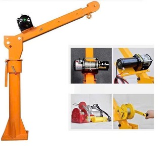 Khung Cẩu Xoay 360 Độ Tải Trọng 500kg Gắn Các Máy Tời Chuyên Dùng Để Lắp Đặt Trên Xe Ô Tô Nâng Hạ Hàng Hóa