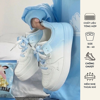 Giày thể thao nữ đế cao phối màu loang hàn quốc đi chơi đi học HYEON GD22 (CHUẨN SIZE)