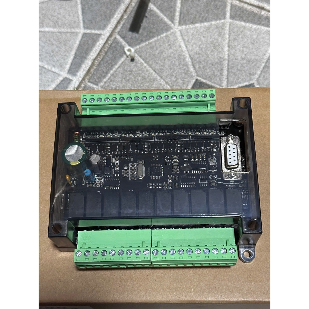 Board Mạch PLC Mitsubishi FX1N-24MR/FX3U-24MR/26MR/FX2N Ngõ Ra 10 Relay OUTPUT, RS232, GX Works2, DC