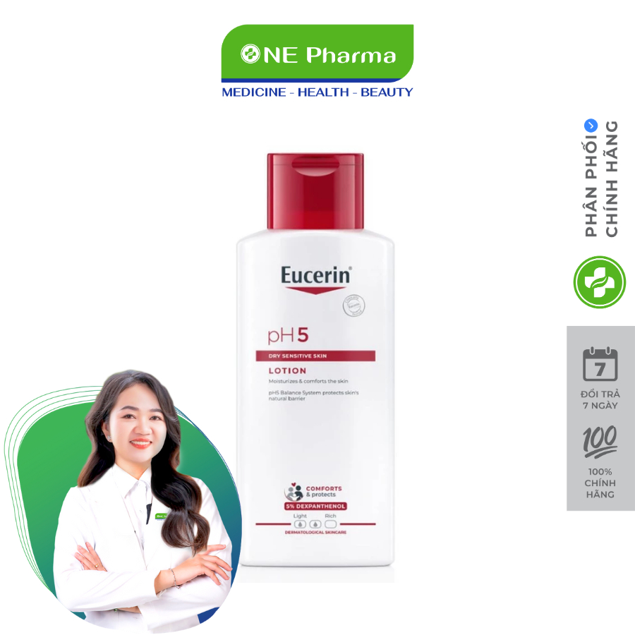Sữa Dưỡng Thể Eucerin pH5 Lotion Dành Cho Da Nhạy Cảm - 250ml