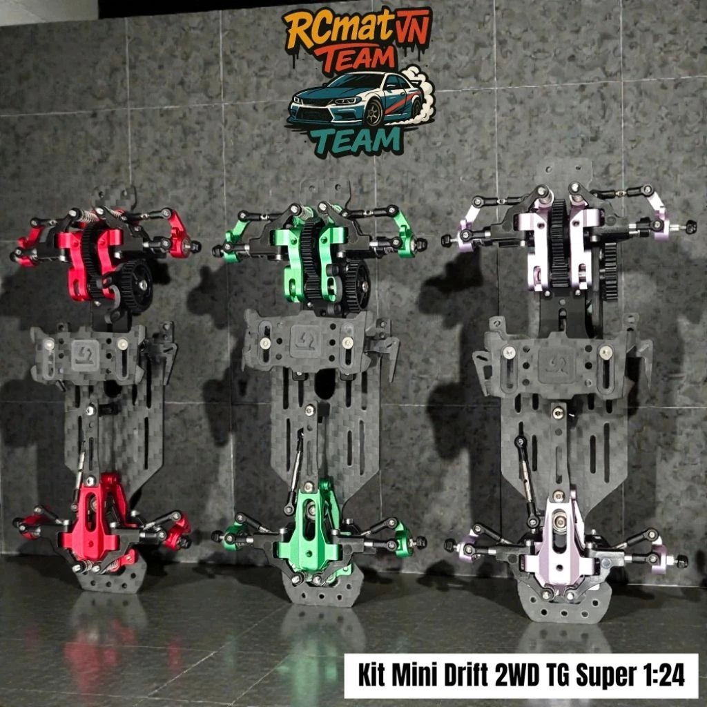 Kit Mini Drift Chuyên Nghiệp TG Super Pro RWD 1/24 Fullbox Chưa Lắp Không Có Đồ Điện