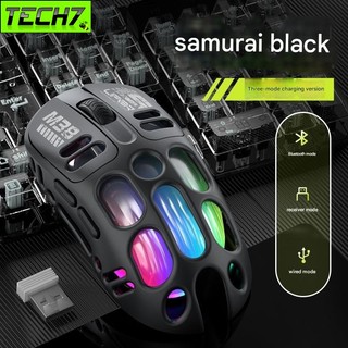  Chuột Led Không Dây M38 đa kết nối Bluetooth 5.0 + Usb 2.4G 12800Dpi Pin Sạc TypeC 