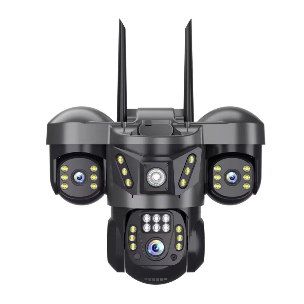 [ Chính hãng V380 ] Camera 2MP – FHD – 2 mắt – 4G – Đen – 2025 Súng Cầu