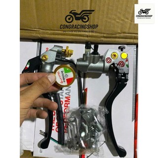 Cặp Tay Phanh Bremb@ Nhôm CNC Kèm Bình Dầu Khói , Full Phụ Kiện, Lắp Đặt Cho Mọi Dòng Xe Máy,Xe Điện Hàng HOT 2025