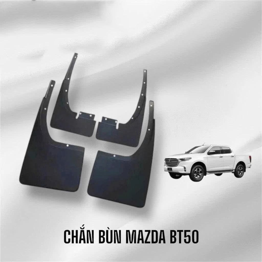 Bộ 4 Chắn Bùn BT50 2015 2016 2017 2018 2019 2020 2021 2022 2023 2024 2025 2026 - Chắn Bùn Mazda BT50