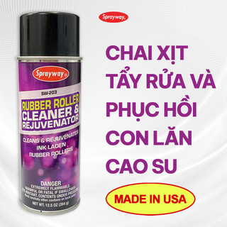 Chai xịt tẩy rửa và phục hồi con lăn cao su Sprayway SW 203