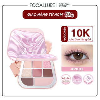  Bảng Phấn Mắt FOCALLURE Bền Màu Dưỡng Ẩm Lâu Trôi Chống Thấm Nước 9.6g 