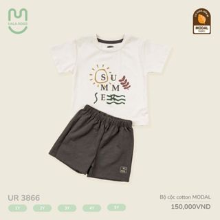  Bộ cộc tay cotton modal Uala Rogo họa tiết UR3866 Bíp Bíp House 