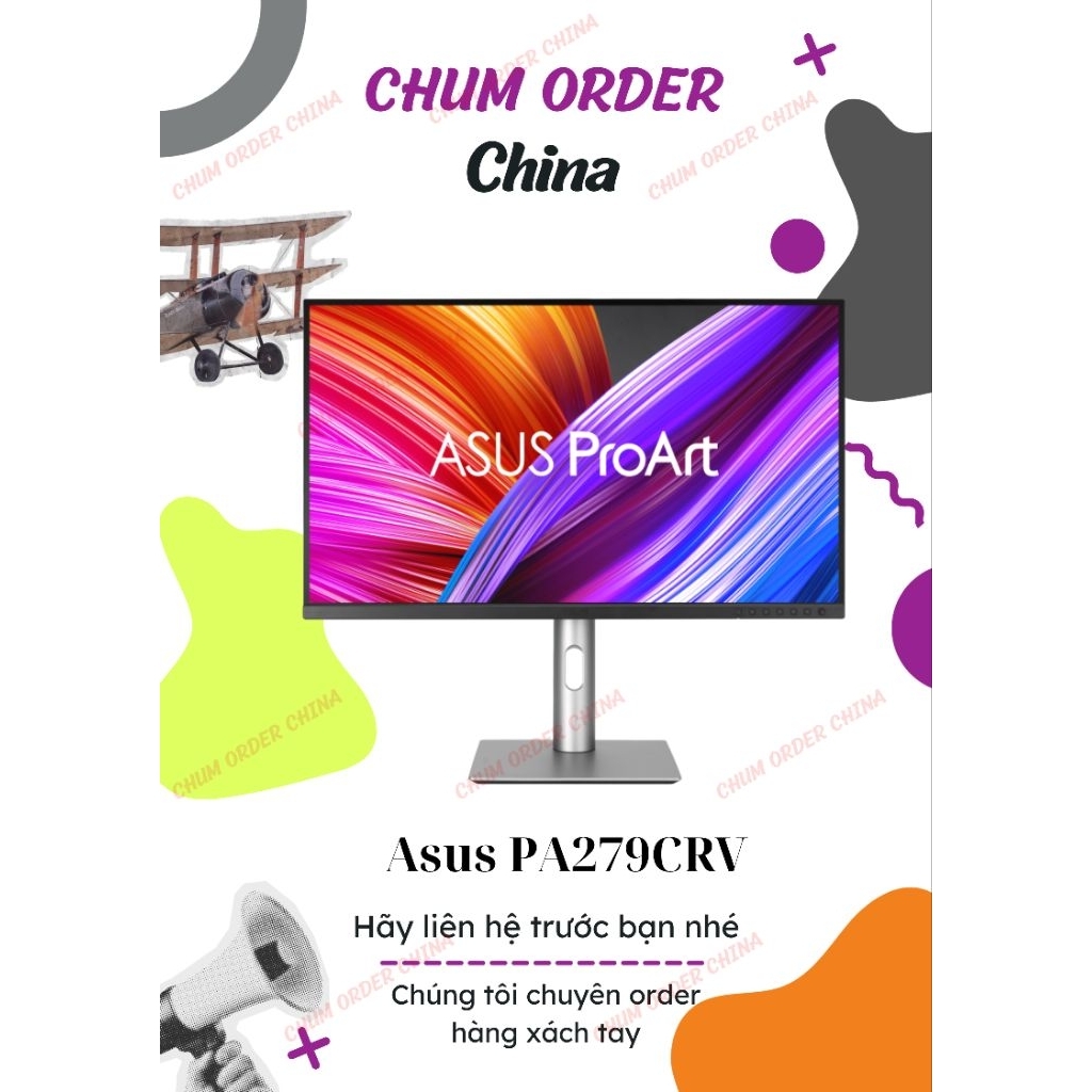 { Hậu mãi sau bán hàng } Màn hình ASUS ProArt PA279CRV 27 inch(4K/IPS/60Hz/5ms/LOA/USB C)
