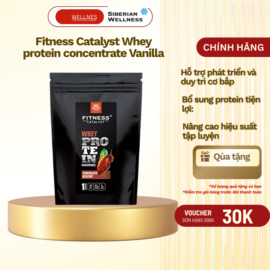 Protein vani - Siberian Thực phẩm dành chế độ ăn đặc biệt Fitness Catalyst Whey protein concentrate 