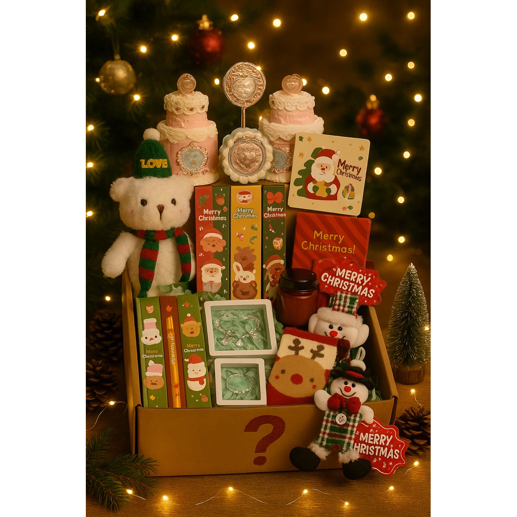 Set Quà Bí Mật – Hộp Quà Giáng Sinh Noel – Gift Box Bất Ngờ Tặng Bạn Bè/Người Yêu