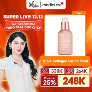   Võ Hà Linh x medicube  Tinh chất dưỡng da medicube Triple Collagen Serum 55ml 