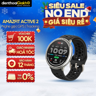    HỎA TỐC   Đồng Hồ Thông Minh Amazfit Active 2 43.9mm - Nghe Gọi Qua Bluetooth Thiết Lập Bản Đồ - Chính Hãng 