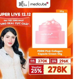  Võ Hà Linh x medicube  Kem dưỡng dành cho da lão hóa medicube PDRN Pink Collagen Capsule Cream 55g 