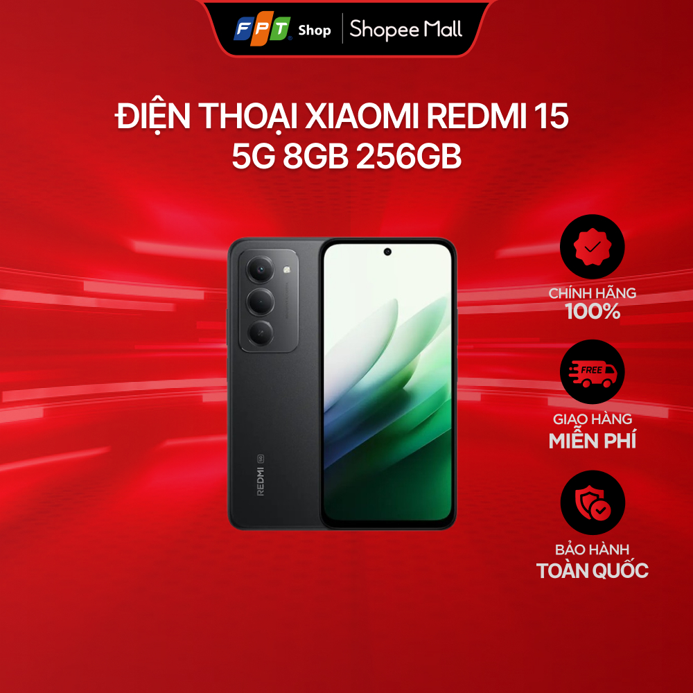 [Chỉ GH tận nơi] Xiaomi Redmi 15 5G 8GB 256GB | BigBuy360 - bigbuy360.vn