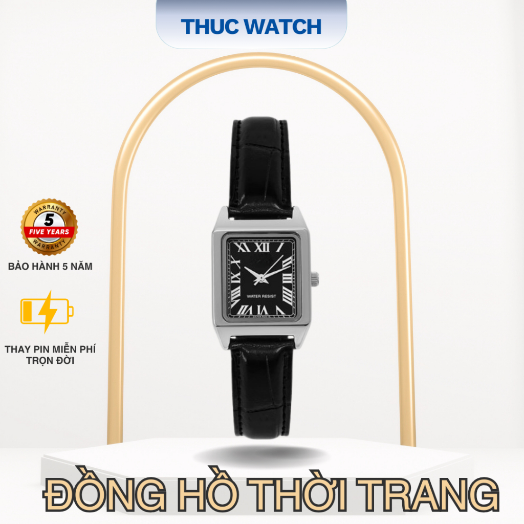 [Hàng Chuẩn] Đồng hồ thời trang unisex kháng nước LTP-V007L-1BUDF thiết kế trẻ trung dây da cao cấp