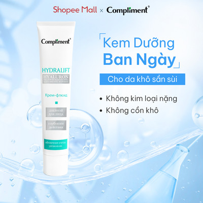 Kem Dưỡng Da Ngày Compliment Hydralift Hyaluron Cấp Ẩm Sâu, Da Căng Bóng & Mờ Nhăn 50ml