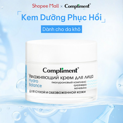 Kem Dưỡng Compliment Moisturizing Cấp Ẩm Sâu, Dịu Mẫn Đỏ, Dưỡng Da Căng Bóng Mềm Mại 50ml