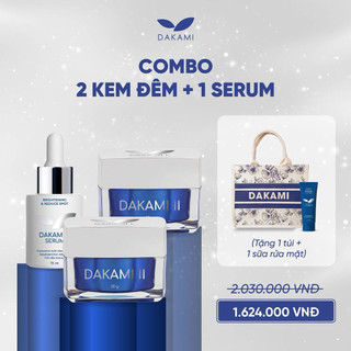 Kem Dưỡng Da Dakami II Chính Hãng - Dưỡng Trắng Da, Cấp Ẩm, Mờ Thâm Nám Hộp 30g