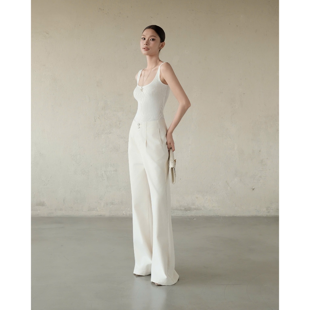 RUBIES Rae Top - Áo Dệt Kim Nữ 2 Dây Cổ U | BigBuy360 - bigbuy360.vn