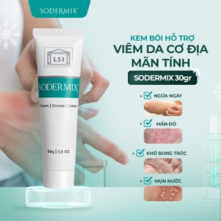   TẶNG QUÀ  Kem Bôi Viêm Da Cơ Địa SODERMIX 30gr Hỗ Trợ Giảm Ngứa Ngáy Eczema Chàm Sữa Tổ Đỉa 