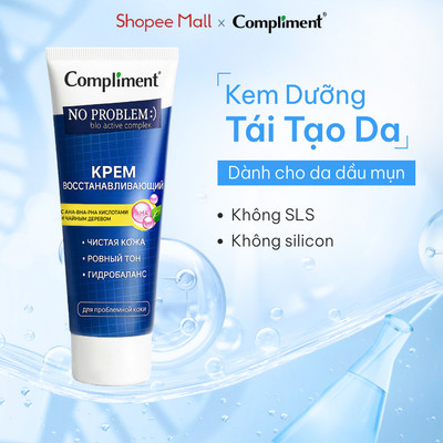 Kem Dưỡng Compliment AHA-BHA-PHA Tái Tạo, Giảm Mụn Sưng Đỏm, Làm Dịu & Phục Hồi Da 50ml